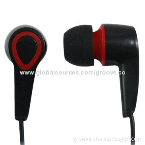 Wired Silicone Earphones for Different Mobile Phones with New Design